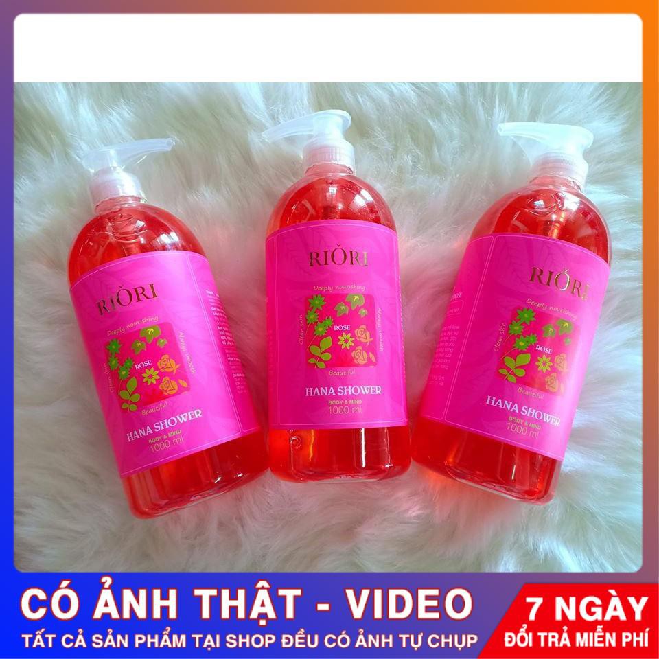 [CHÍNH HÃNG] Sữa Tắm Nước HoaHương Hoa Hồng RIORI HANA Shower Gel Rose 500ml [EM TẮM ANH YÊU] Cam Kết Chĩnh Hãng 💯%