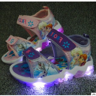 Sandal công chúa elsa phát sáng