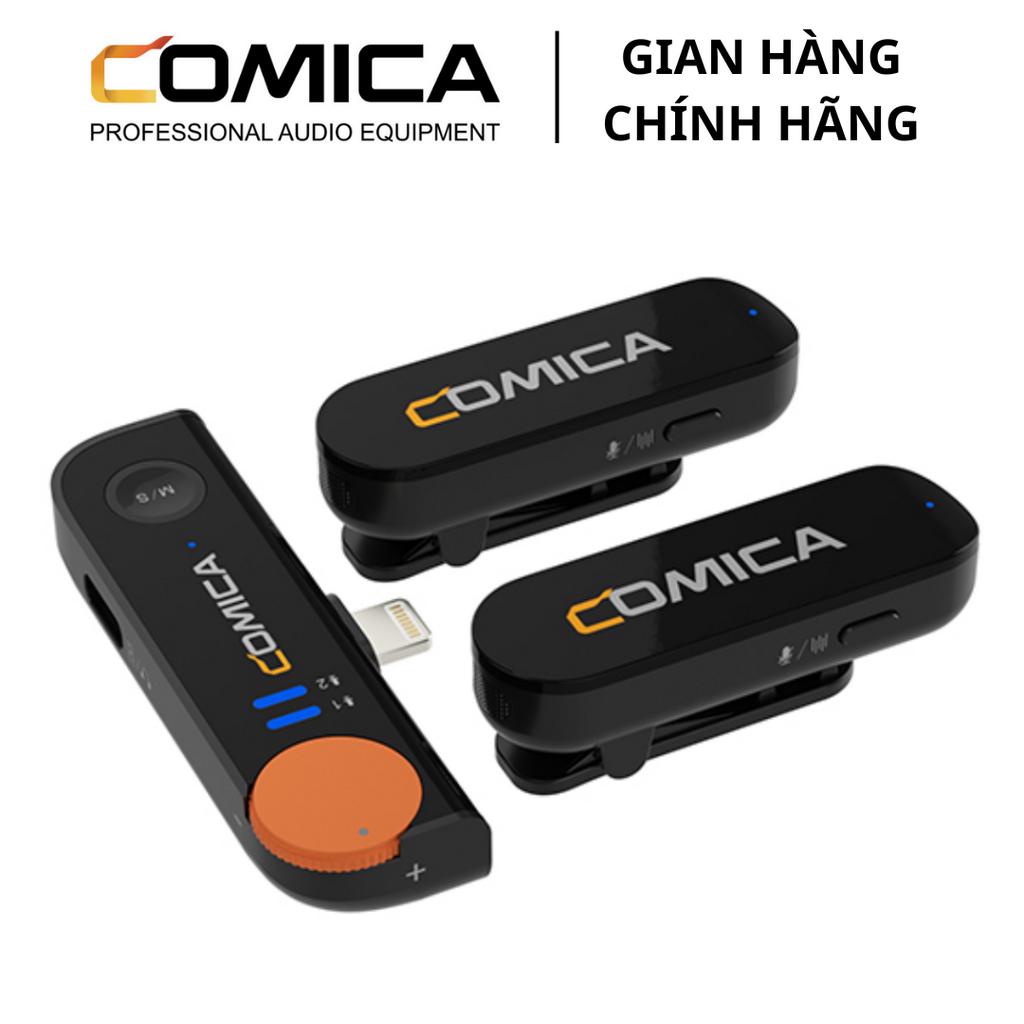 COMICA VIMO S-MI / VIMO S-UC - Mic Thu Âm Không Dây Cho Điện Thoại & Máy Tính - Hàng Chính Hãng / Bảo Hành 12 Tháng