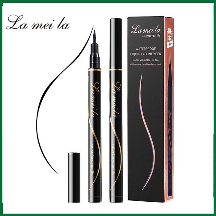 Bút kẻ mắt nước Lameila không nhòe, lâu trôi , hàng chính hãng Waterproof Liquid Eyeliner Pen FEY BEAUTY A40