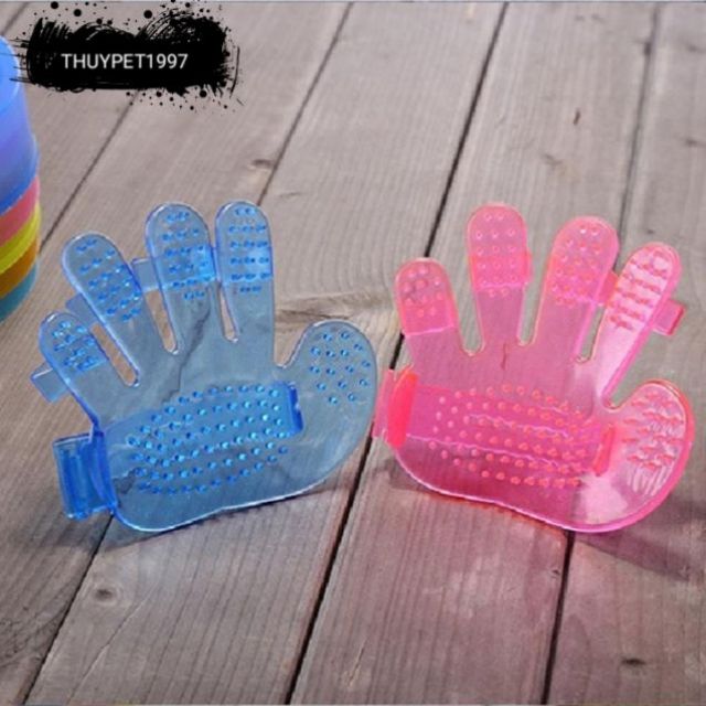 Găng tay chải lông cho chó