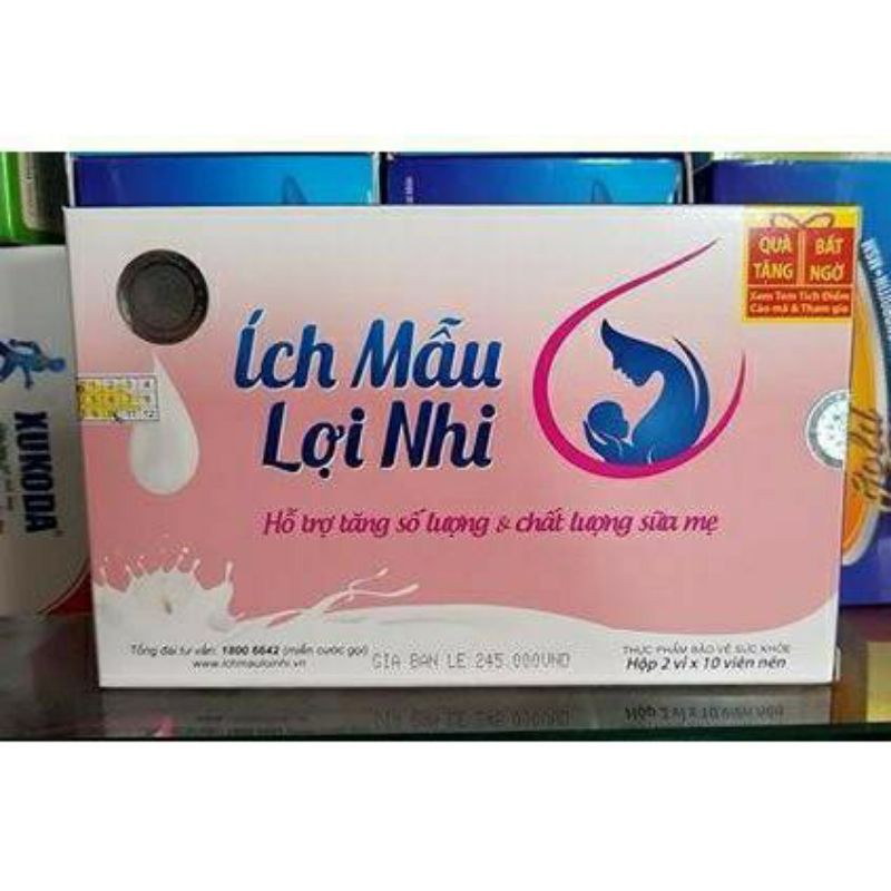 ✅[CHÍNH HÃNG] Ích Mẫu Lợi Nhi Hộp 20 Viên