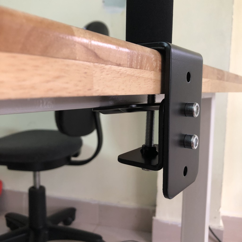 XL03 giá treo màn hình - Kẹp bàn/ Xoay 360 độ - Chân đứng/ Cột Đứng 40 Cm  -