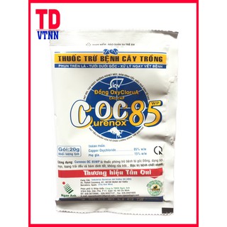 1 gói Thuốc trừ nấm, diệt khuẩn COC 85