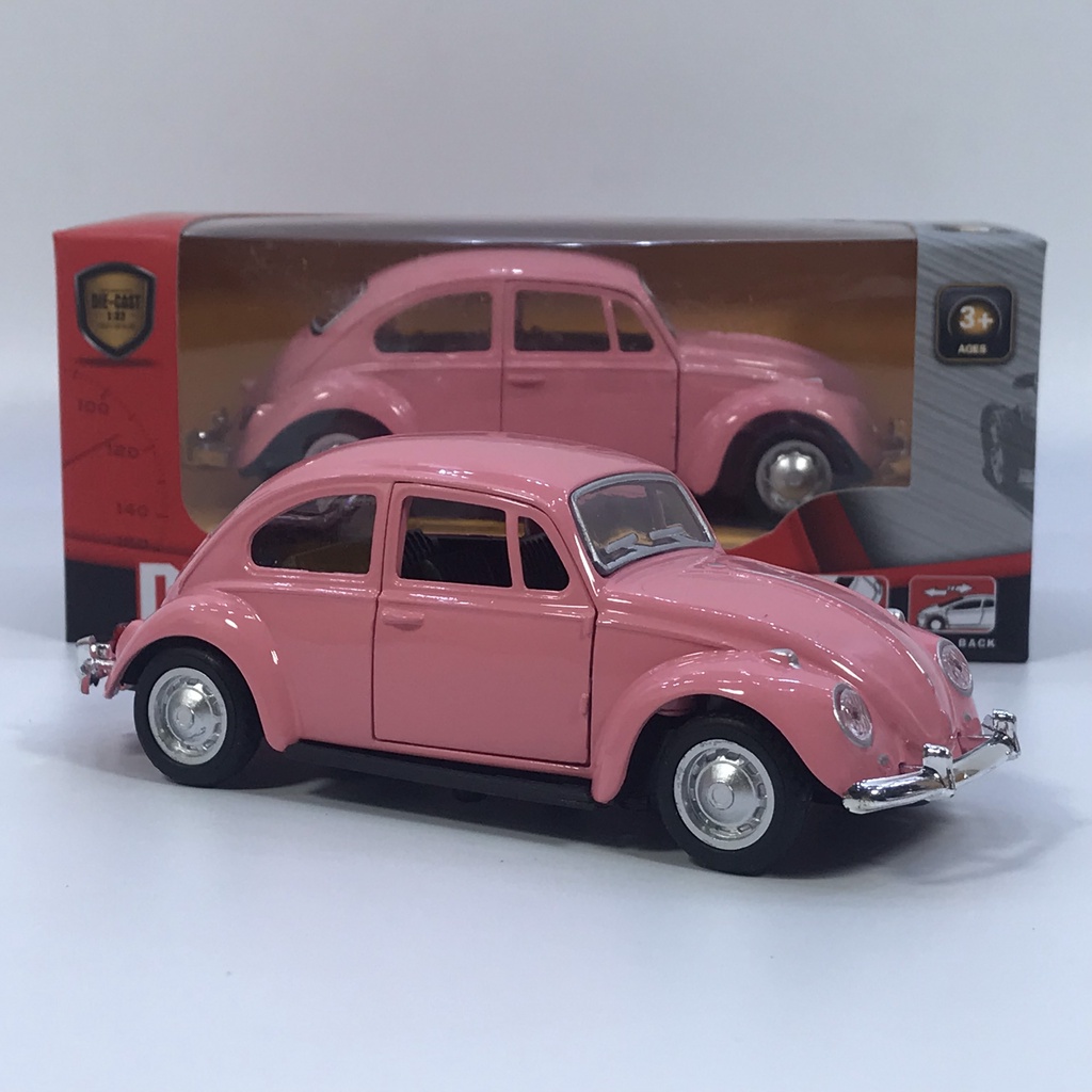 Mô hình xe ô tô cổ Volkswagen Beetle 1967 tỷ lệ 1:32 bằng kim loại giá rẻ