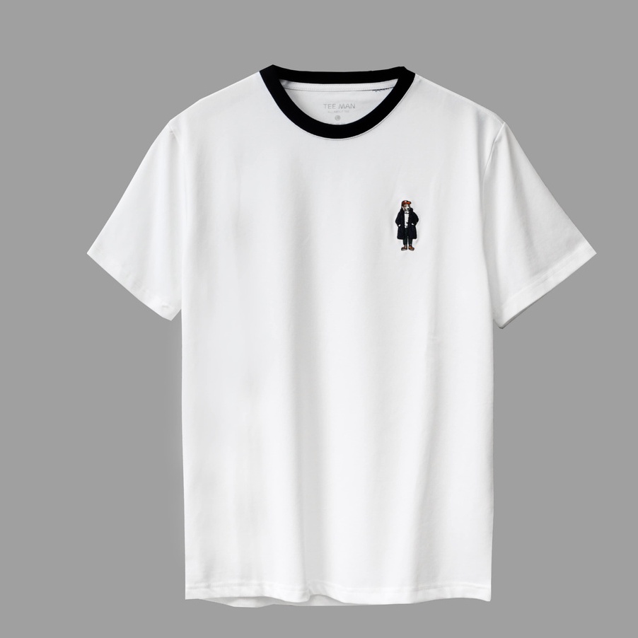 Áo thun nam cổ tròn SIGNA TEE, thêu hình trẻ trung, năng động - TEEMAN | BigBuy360 - bigbuy360.vn