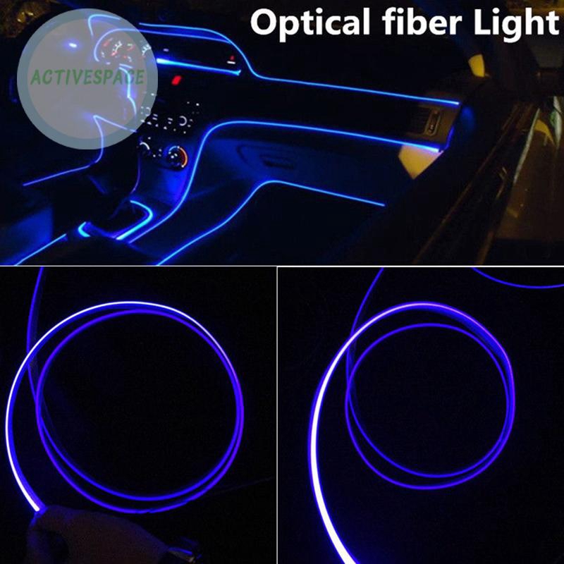Ống dây đèn LED 12V trang trí nội thất xe hơi dài 4m