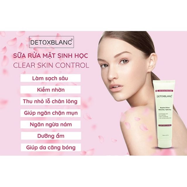 Sữa rửa mặt detox blanc số 2