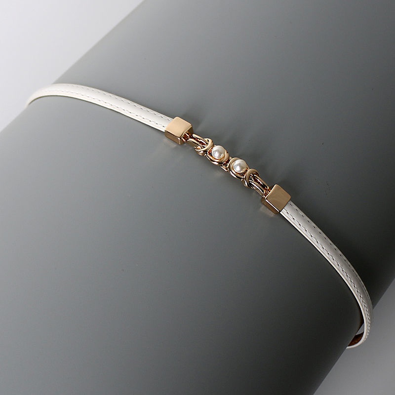 Thắt lưng đai váy,dây nịt nữ bản nhỏ ,da thật,khóa móc,điều chỉnh được độ dài- 103