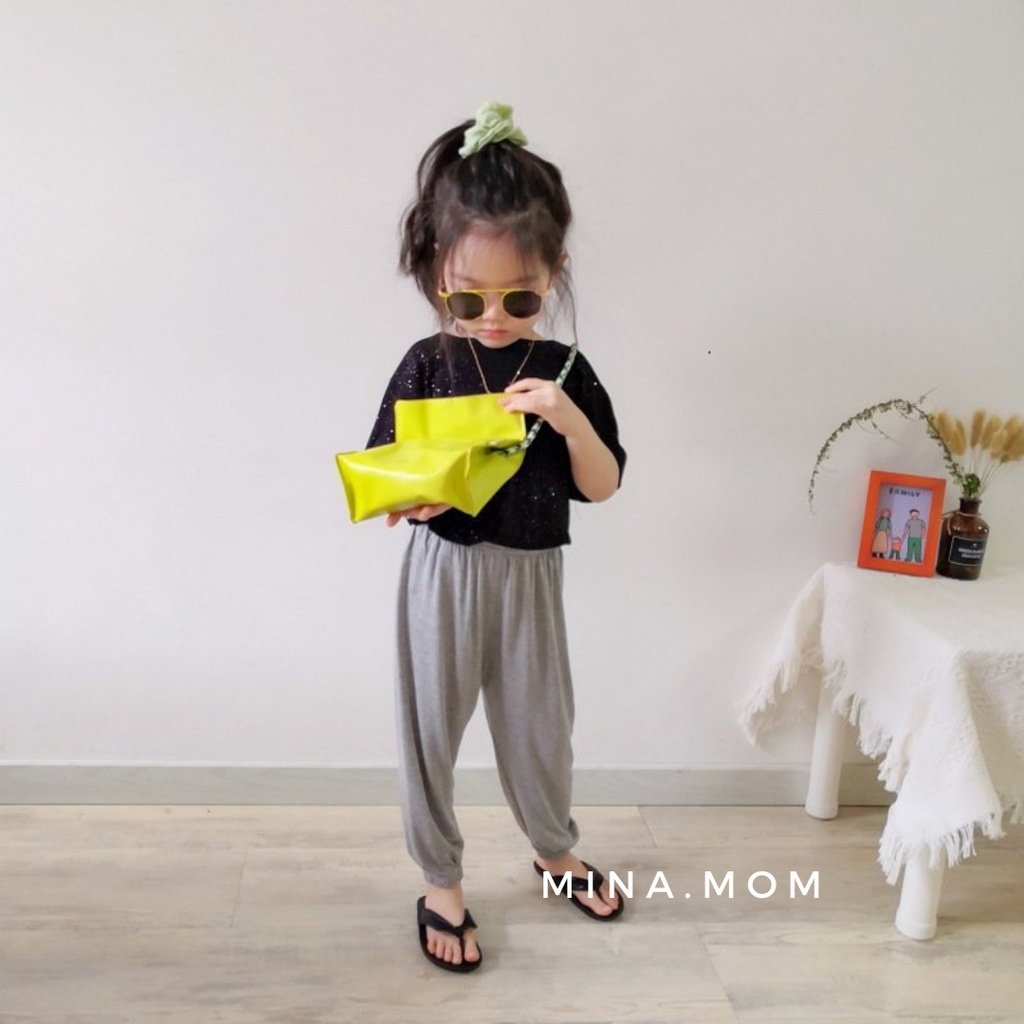 Quần dài cho bé chống muỗi, mát, nhẹ quần dài bé trai bé gái mina.mom