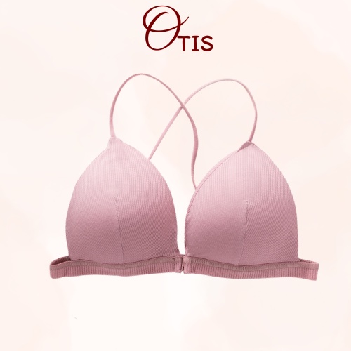 Áo Bra Cotton Cài Trước Gân Tăm Đệm Mỏng Thoải Mái Thoáng Mát 2 Dây OTIS - 715