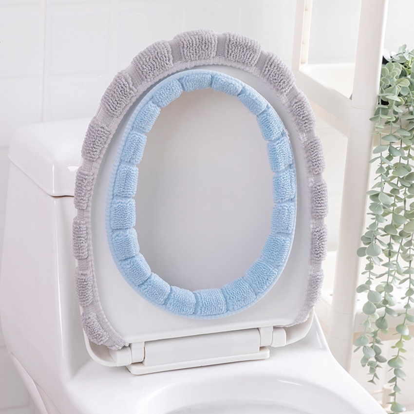 Đệm Lót Bồn Cầu Hình Tròn Phù Hợp Bốn Mùa Tiện Dụng