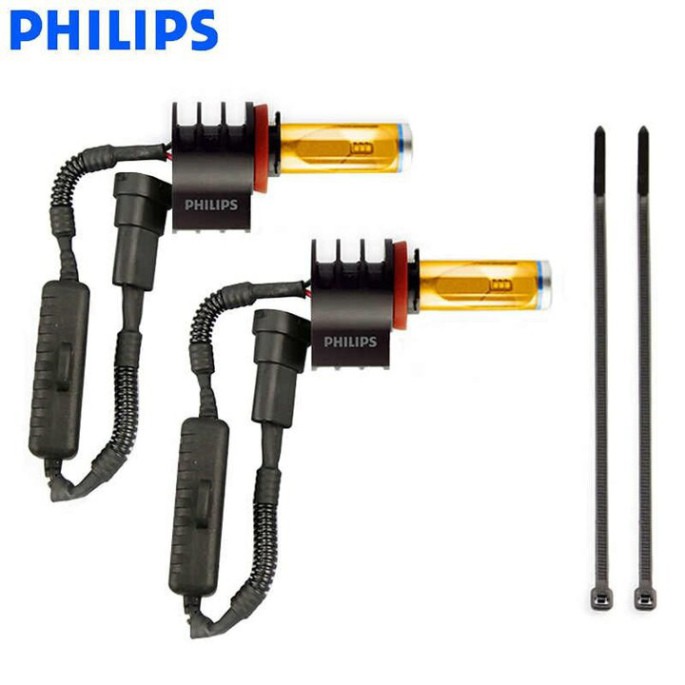 Sản Phẩm Đôi bóng đèn Led gầm, sương mù xe hơi, ô tô thương hiệu Philips H11, 10W, 2700K: H11 .