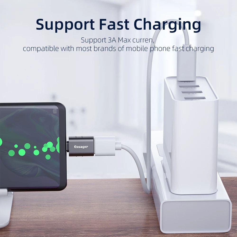 Đầu Chuyển Đổi USB C 3.0 Sang USB 2.0 Loại C Tiện Dụng