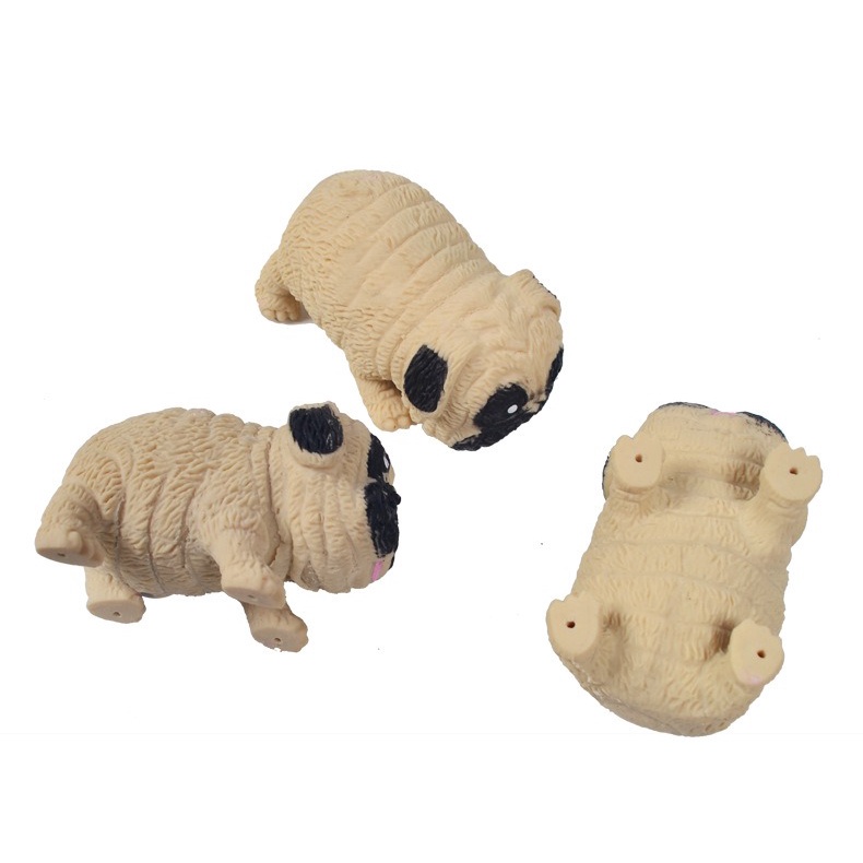 SQUISHY Con Chó PUG chó Pitbull Cát Kéo dài cực đáng yêu bóp xả stress giảm căng thẳng