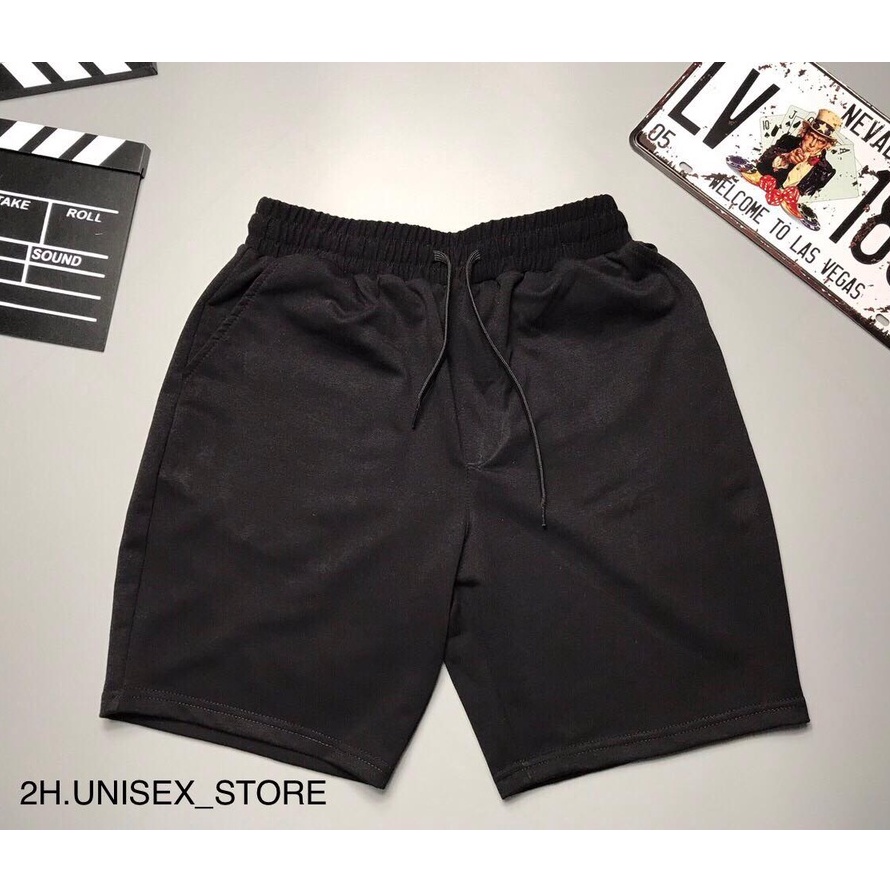 QUẦN SHORT NAM UNISEX CHẤT THUN DA CÁ 2H.UNISEX_STORE