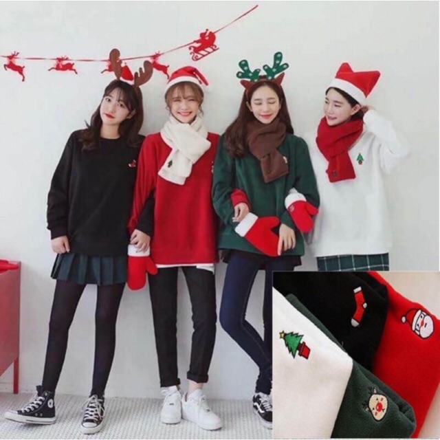 ÁO NỈ SWEATER NOEL NHIỀU MẪU CỰC XINH