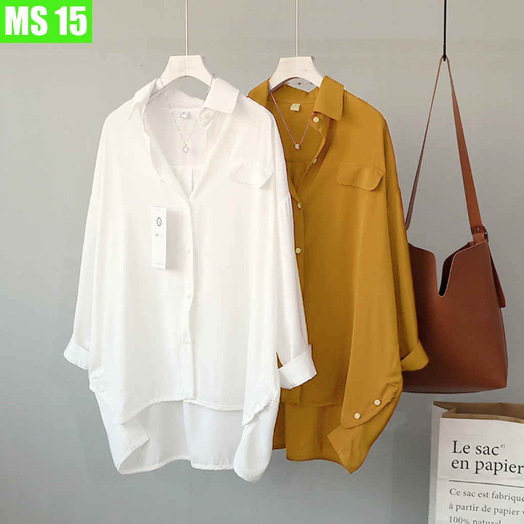 ÁO SƠ MI TÀ CÁCH ĐIỆU FROM RỘNG | BigBuy360 - bigbuy360.vn