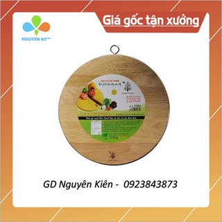 Thớt gỗ tròn đức thành size 25 và size 30cm