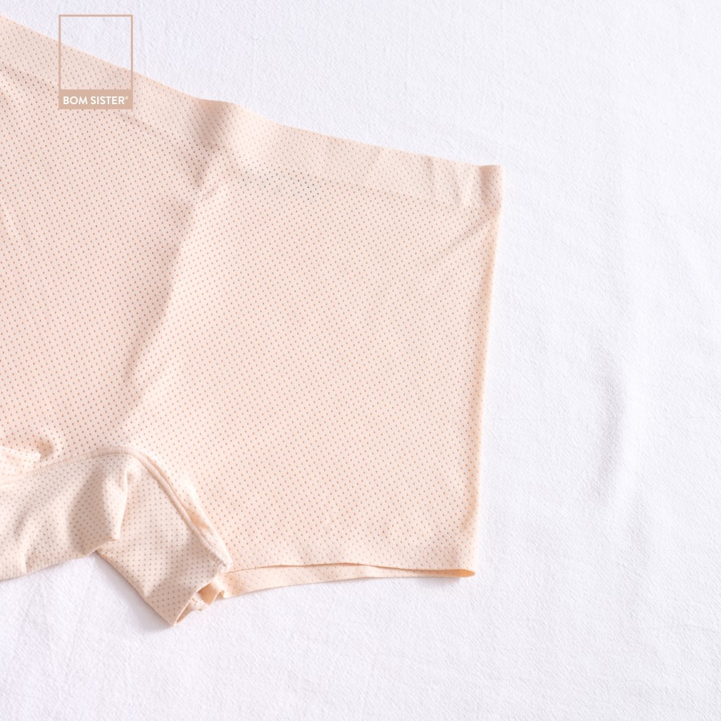 [Mã FAMALLT5 giảm 15% đơn 150k] Quần đùi chống lộ chất su thông hơi ép viền màu trơn BOM SISTER QD8044 | BigBuy360 - bigbuy360.vn