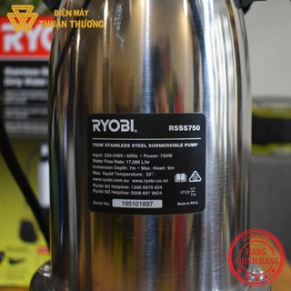 Bơm chìm nước thải Ryobi 1HP RSSS750