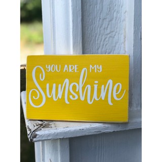 R36_Bảng gỗ you are my sunshine