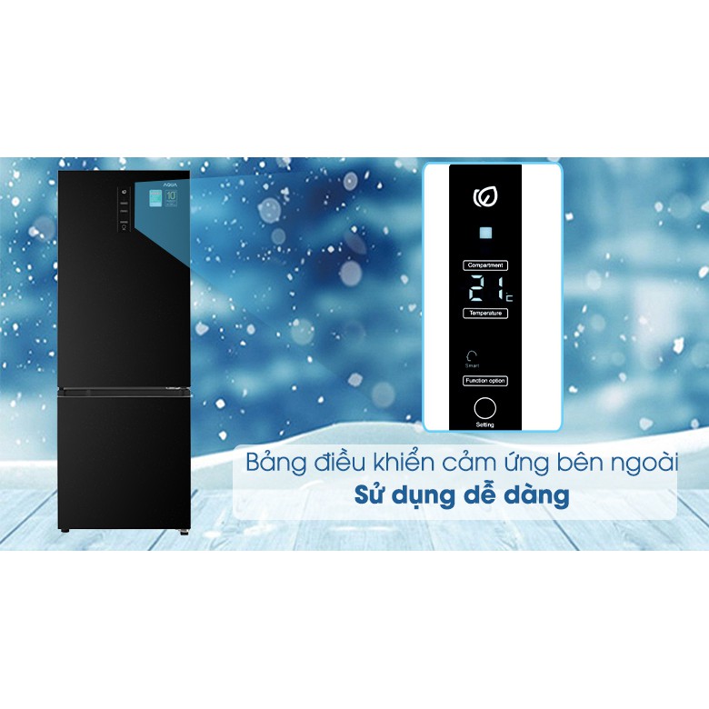 Tủ lạnh Aqua Inverter 292 lít AQR-B348MA(FB) (Miễn phí giao tại HCM-ngoài tỉnh liên hệ shop)