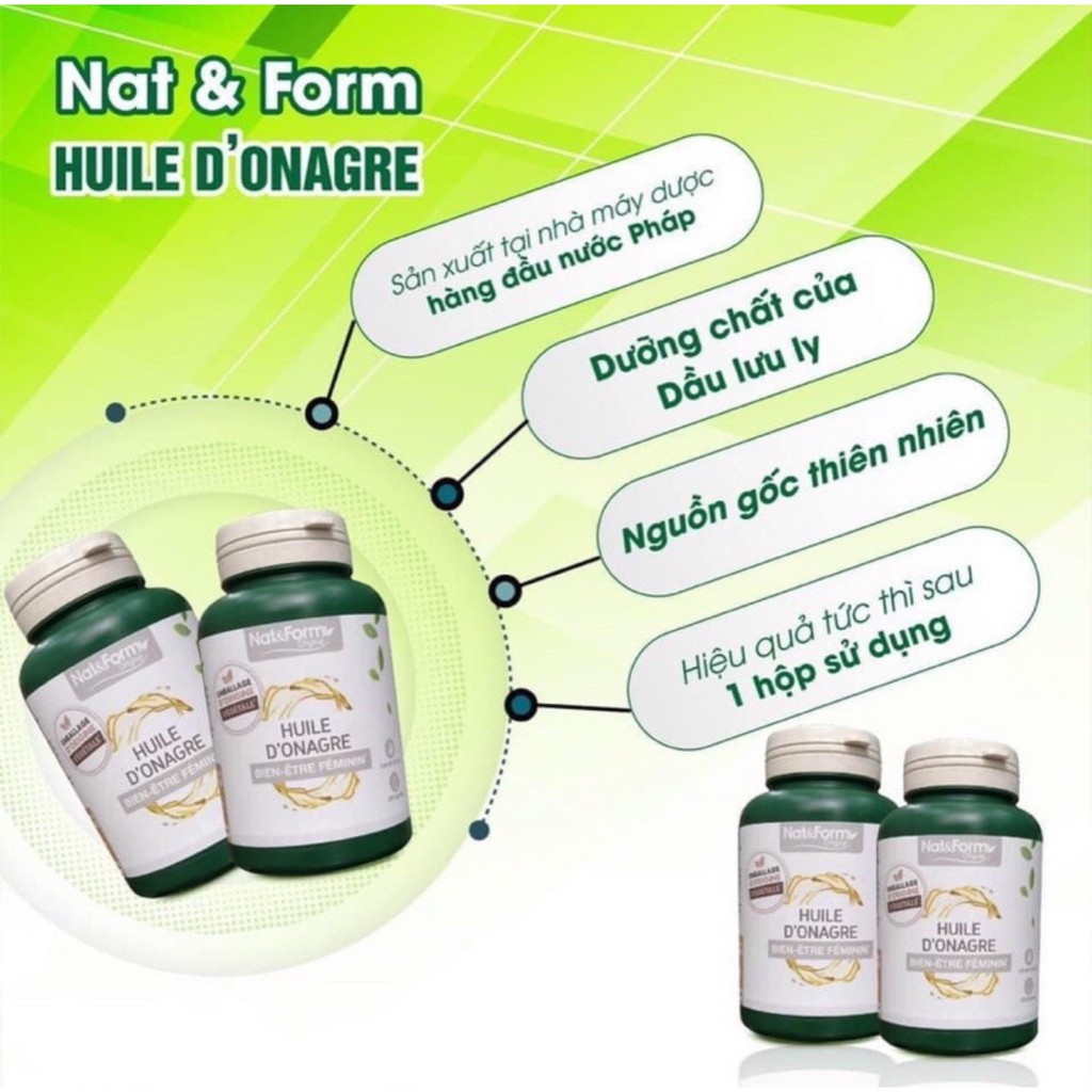 Tinh dầu hoa anh thảo Nat & Form Original Hulie D’onagre Pháp - Vịt moon