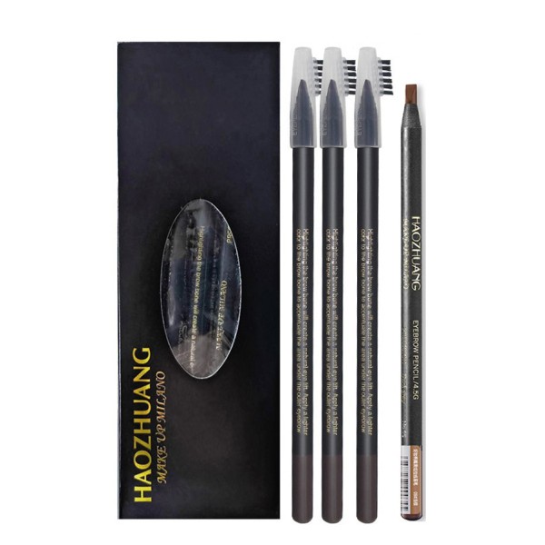 Chì xé kẻ mày Haozhuang Make Up Milano Eyebrow Pencil