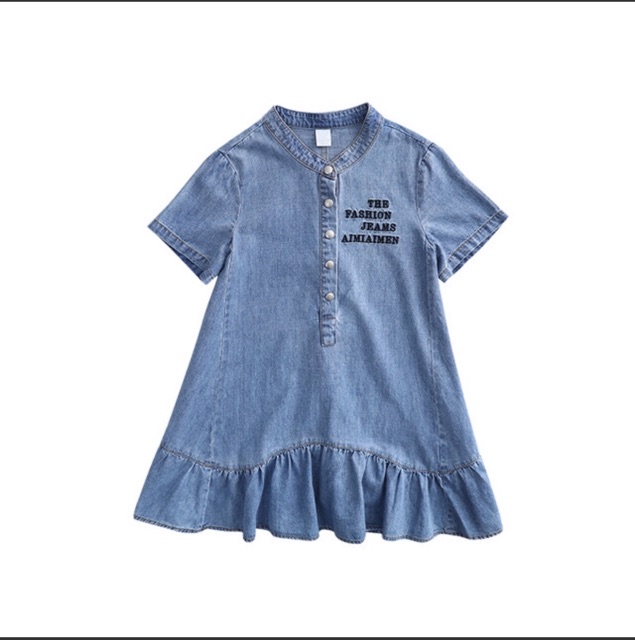Đầm jeans bé gái từ 18-45kg
