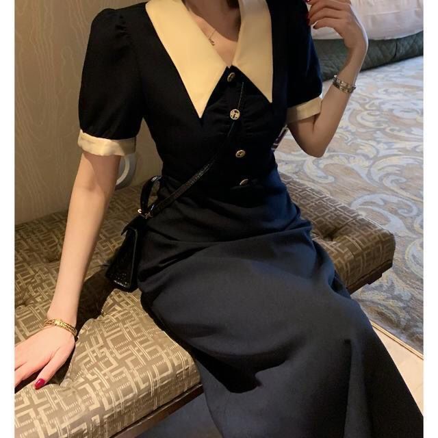 Đầm Cổ Búp Bê Phong Cách Retro Pháp Size Lớn mm200 Jin