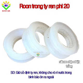 10 gioăng (ron) trong silicon chịu nhiệt phi 20 dùng cho máy nước nóng năng lượng mặt trời