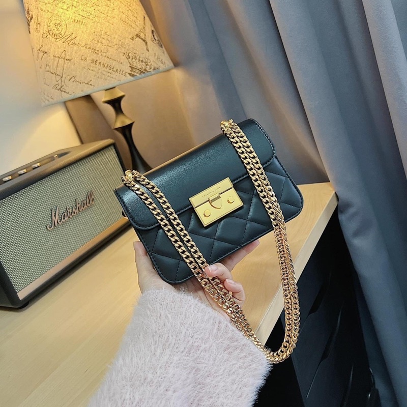 (Mới 2022) Túi CK đinh sườn ô trám size 18cm