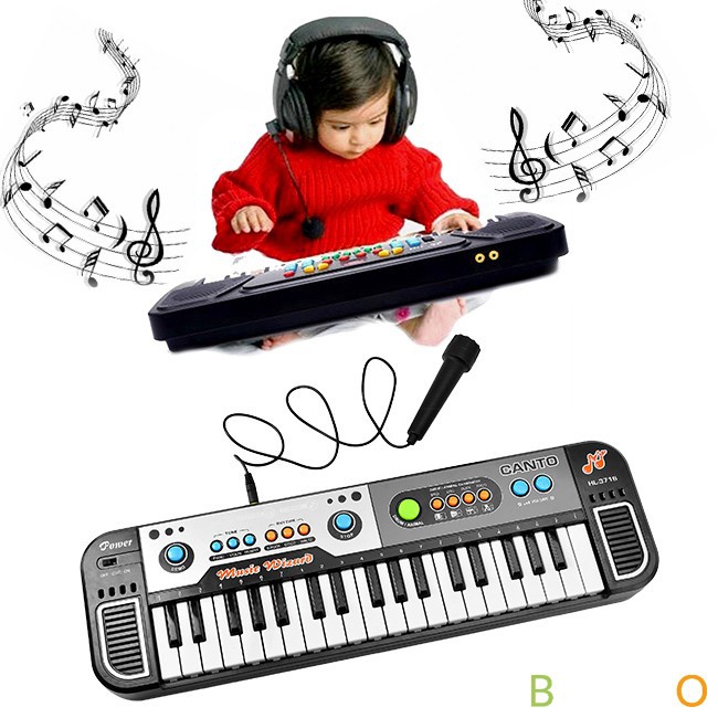 Đàn piano điện tử Canto 37 phím , phát triển sở thích âm nhạc cho các bé trai , gái từ 3 tuổi .