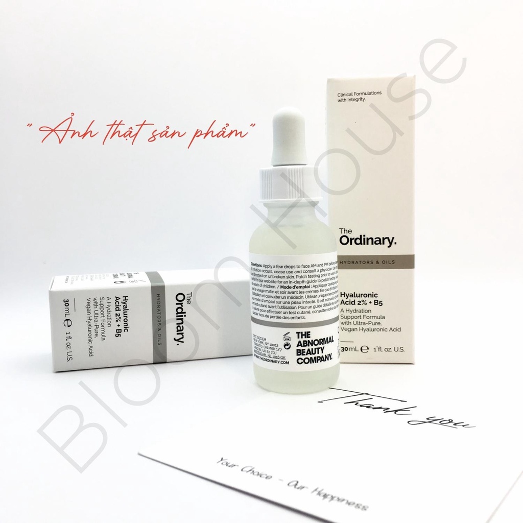 Tinh chất Serum The Ordinary Hyaluronic Acid 2% + B5 ( 30mL ) - Bloom house