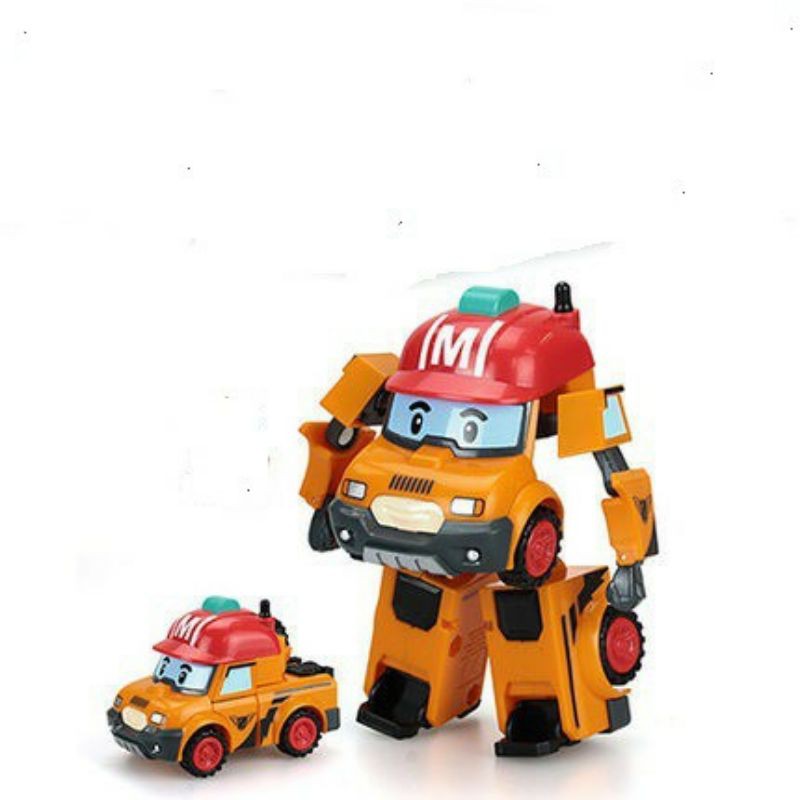 [Mã 12LSSALE giảm 100% đơn 50k] [Bộ 6 Hình ]_ Đồ Chơi Biến Hình Biệt Đội Xe Robocar Poli Cho Bé