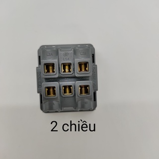 Hạt công tắc đôi 1 chiều/ 2 chiều 10AX size M GELAN