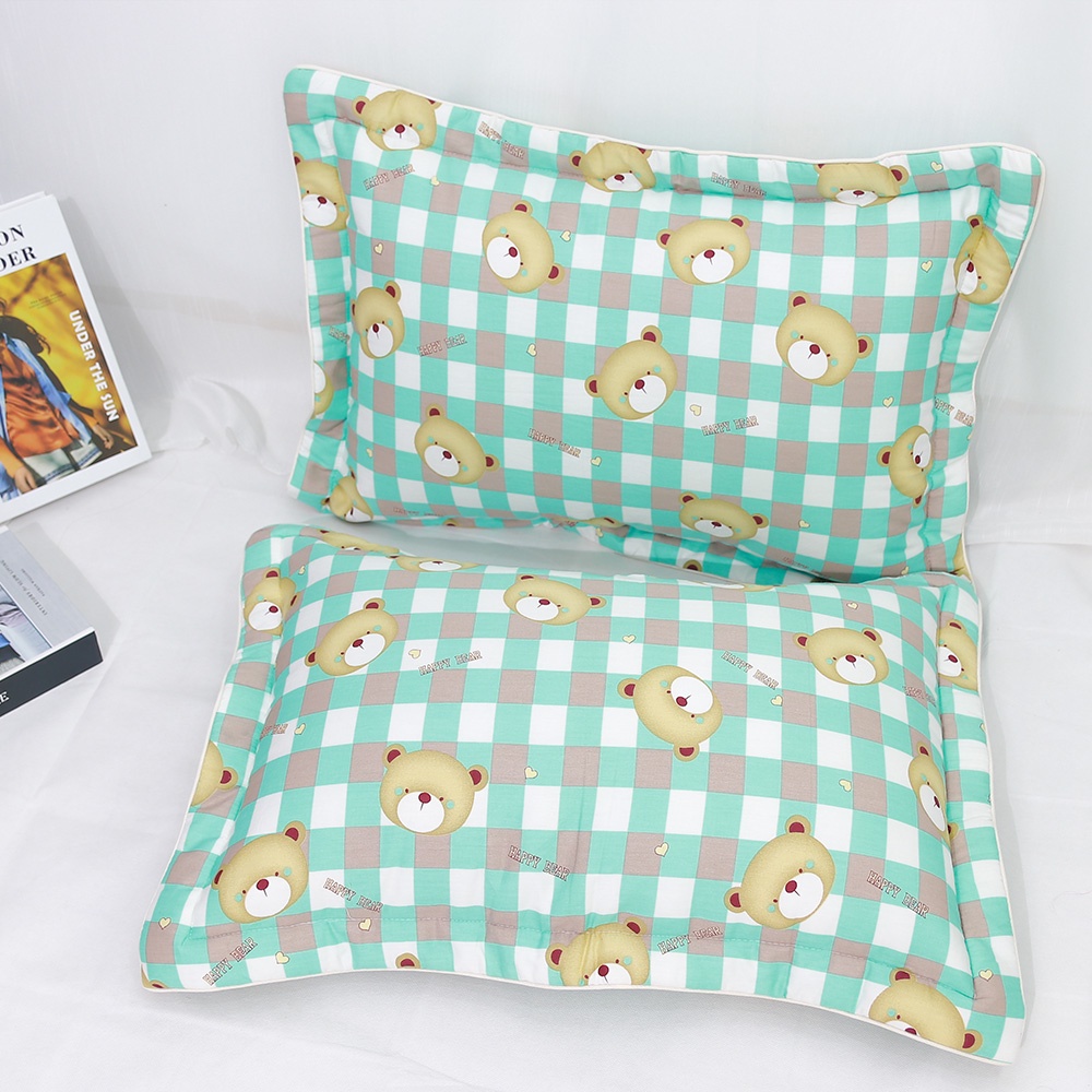 Vỏ gối COTTON 100% loại 1 Dày Mát, Có lót Bông, size 45x65cm - ZingZingMart