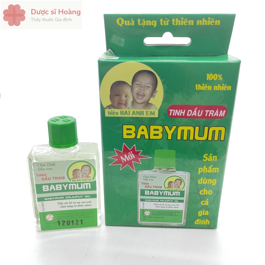 Tinh Dầu Tràm BaByMum - Dành cho Mẹ và Bé sau sinh - 22ml