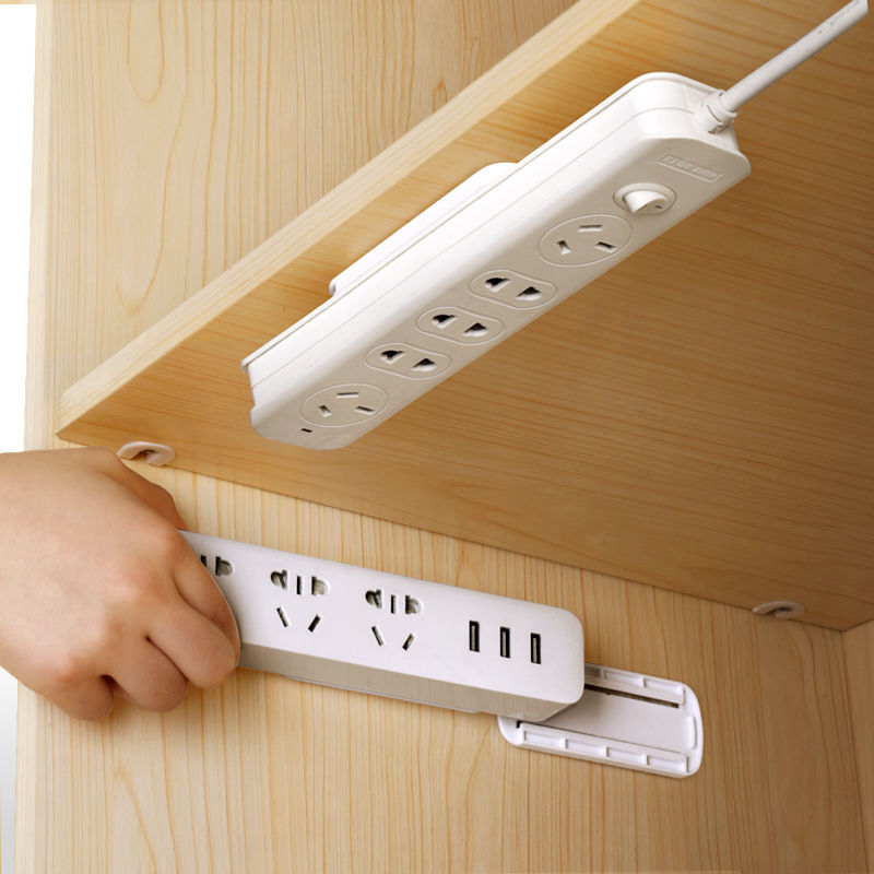 Giá Đỡ Phích Cắm Điện Dài Dán Tường Tiện Dụng
