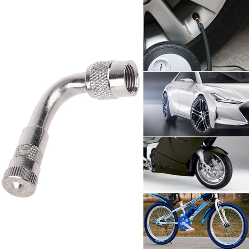 Ống Nối Dài Van Bánh Xe 90 Độ Cho Xe Hơi Xe Máy Xe Tải