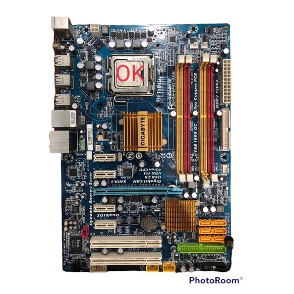 Main EP43 4 khe ram DDR2 kèm Fe