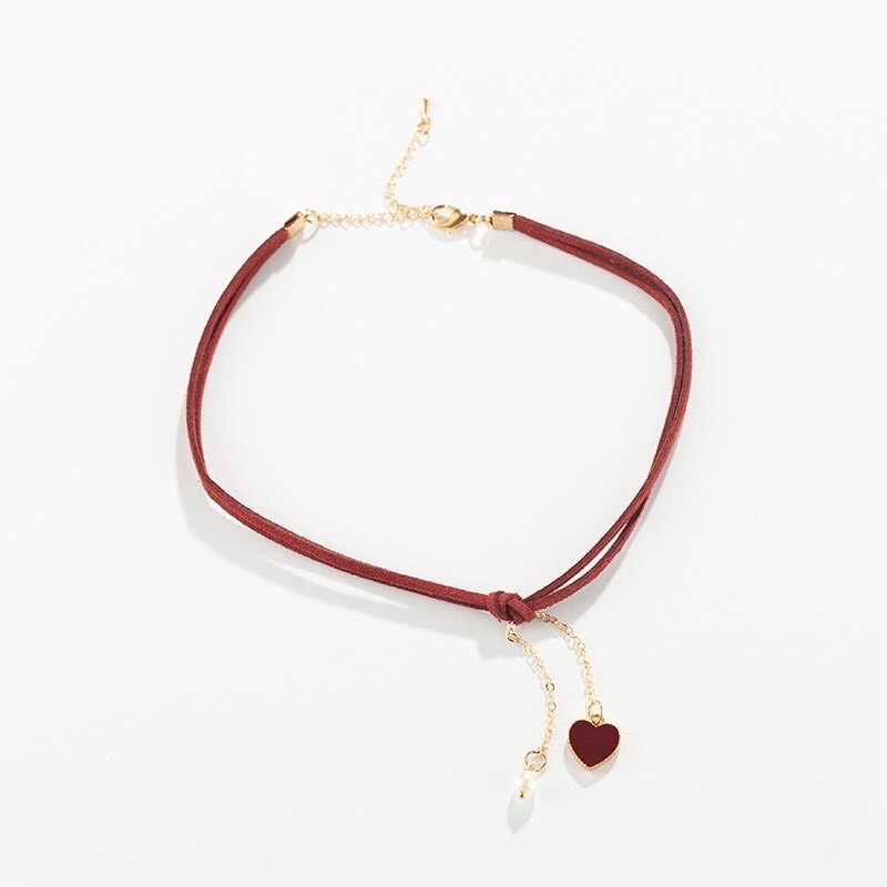 Choker trái tim choker tiểu thư - Mã AM09