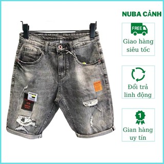 Quần short jean nam chất bò,cá tính trẻ trung,nuca 207