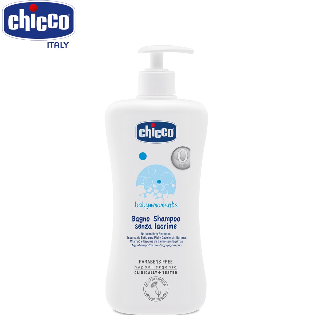 SỮA TẮM GỘI CHICCO CHIẾT XUẤT YẾN MẠCH / HOA CÚC 0M+ 500ML