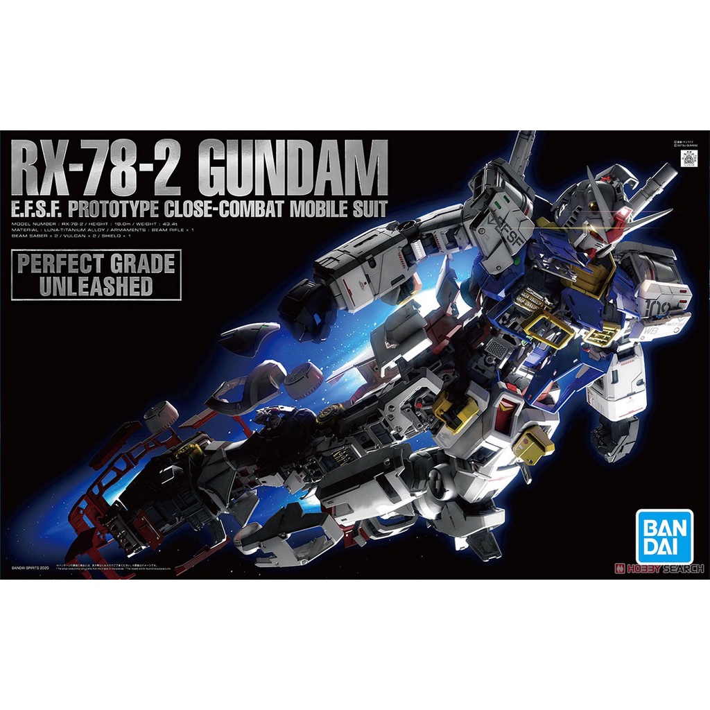 Mô Hình Gundam PG Unleashed RX-78-2 Gundam Tỉ lệ 1/60 Đồ chơi lắp ráp Phát Triển Trí Tuệ