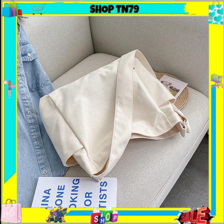 Túi Đeo Chéo Nữ vải canvas Túi Đeo Vai đi học đi chơi phong cách Hàn Quốc - TÚI &amp; BALO SHOP TN79
