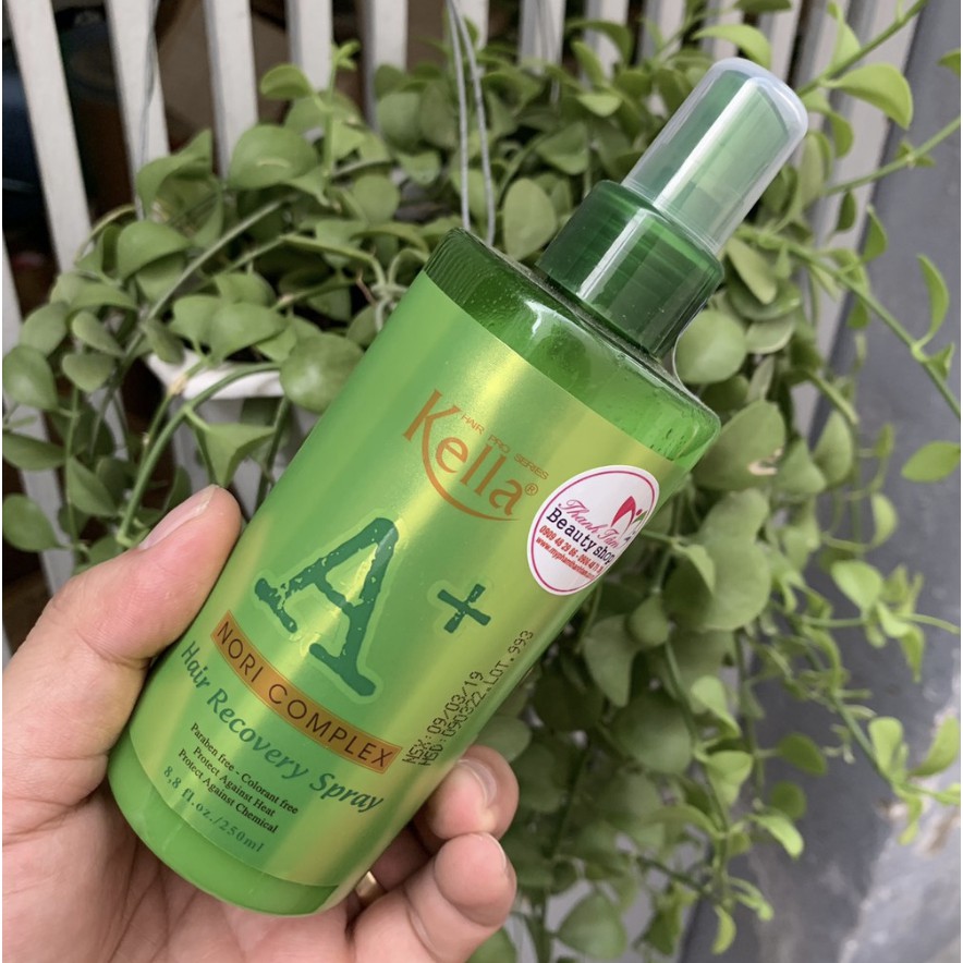 Xịt dưỡng phục hồi Kella A+ Nori Complex Recovery Spray 250ml