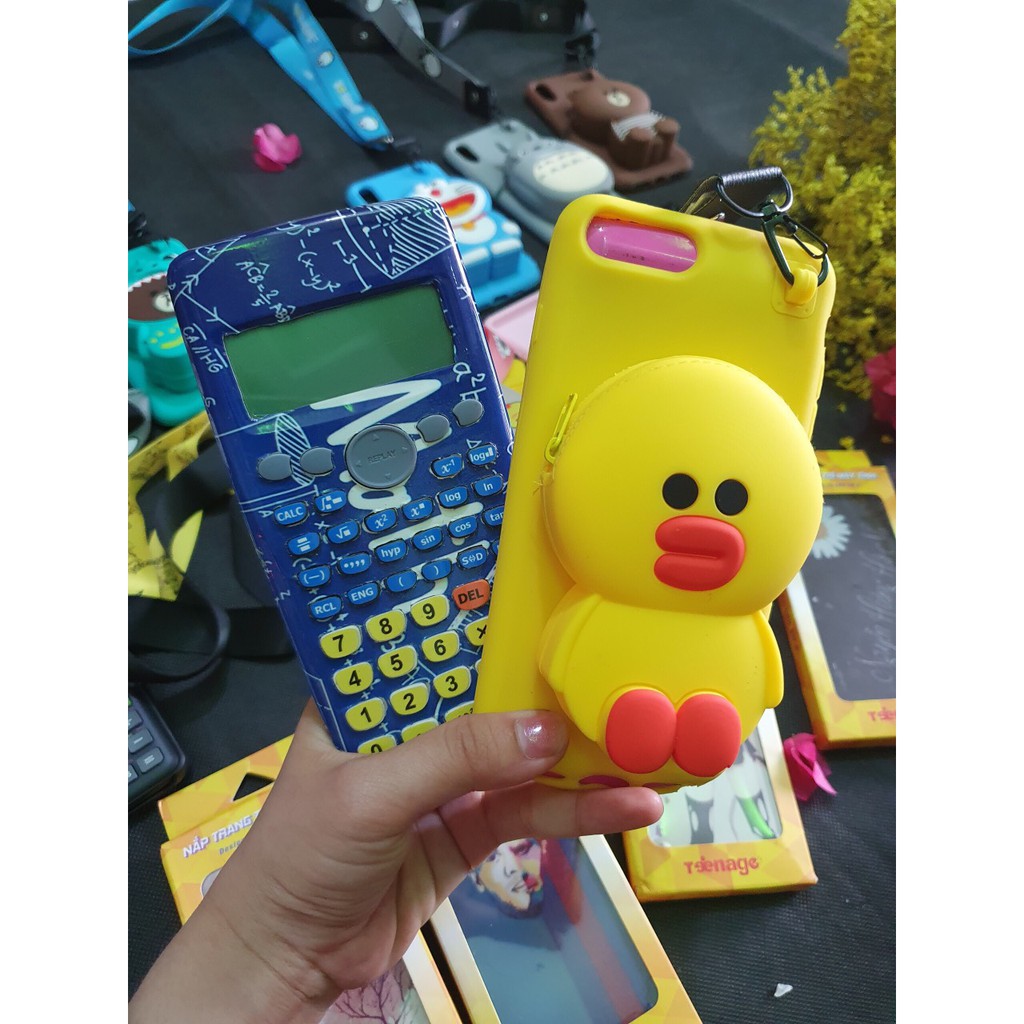 ỐP DẺO MÁY TÍNH CASIO VỊT CON-010 SIÊU CUTE+ NGỘ NGHĩNH