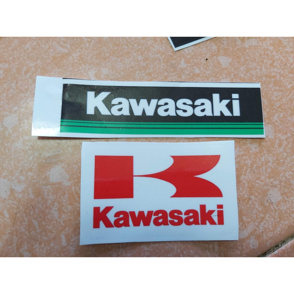 Tem Sticker Kawasaki Dán Xe, Dán Nón Giá Rẻ
